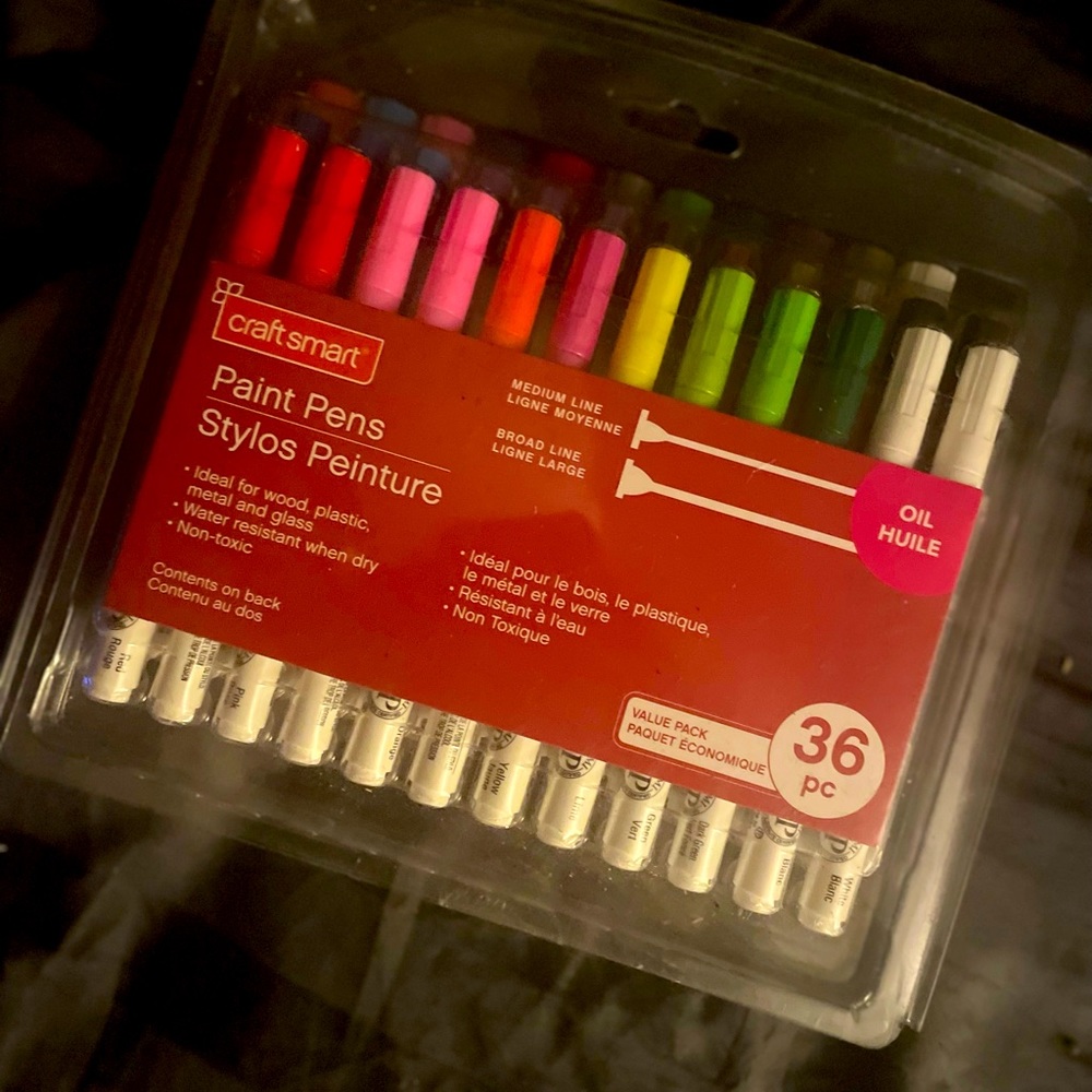 ‼️3/$33‼️ ✨🖋NWT CRAFTSMART PAINT PENS 36 PACK🖋✨